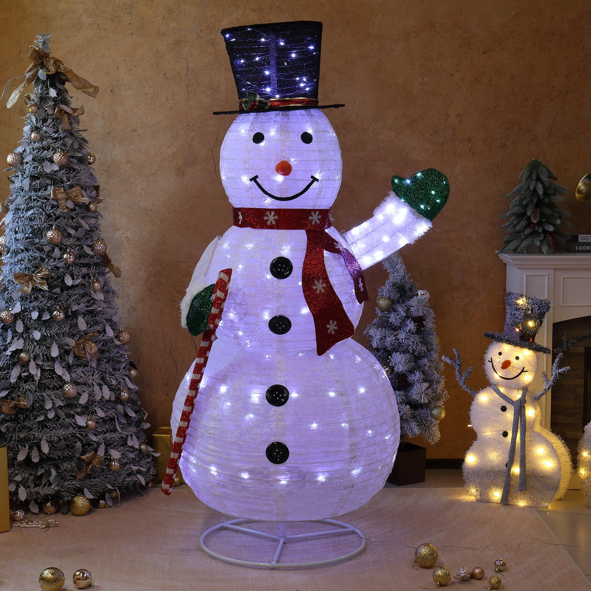 UBesGoo Top Hat Christmas Outdoor Decoration Outdoor Snowman 6FT Christmas Decorations for Home Indoor Lawn Yard