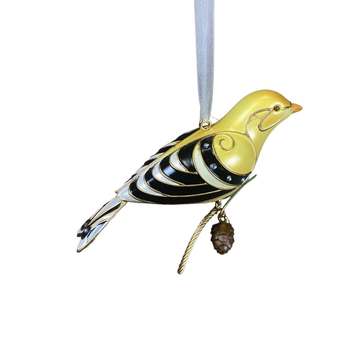 2008 Goldfinch (The Beauty of Birds) Hallmark Keepsake Christmas Tree Ornament - QX7134