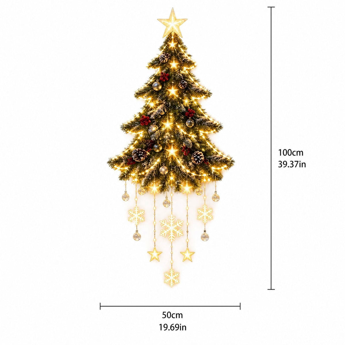 5Pcs Christmas Stair Banister Decoration Lighted Santa Snow Scene Garland for Stair Railing Indoor Holiday Home Ornament