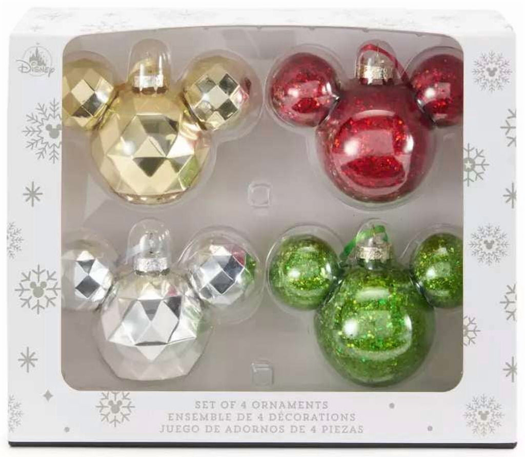 2025 Holiday Mickey Mouse Icon Ornament Set