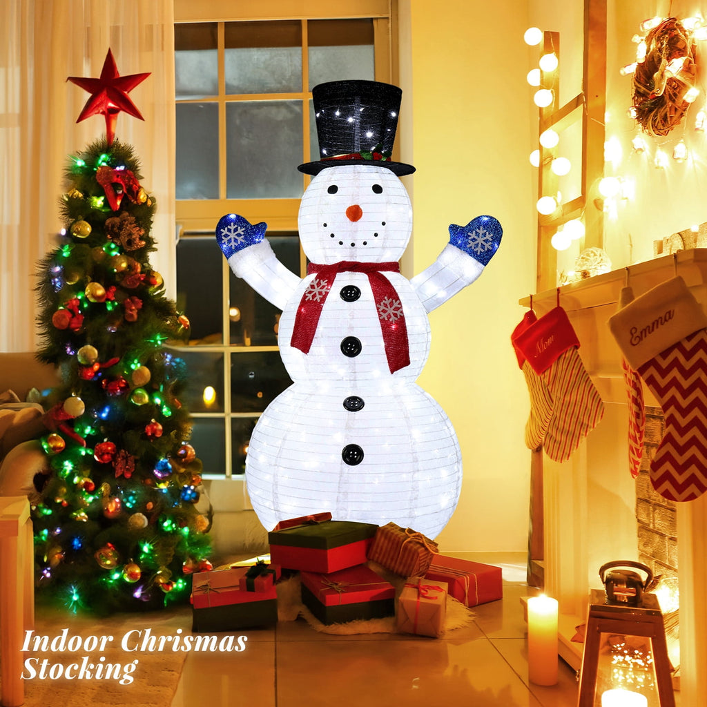 UBesGoo Top Hat Christmas Outdoor Decoration Outdoor Snowman 6FT Christmas Decorations for Home Indoor Lawn Yard