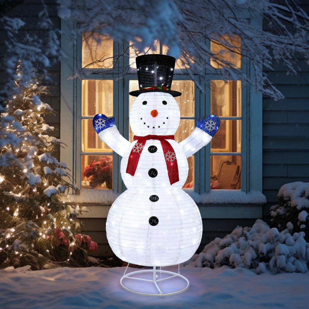 UBesGoo Top Hat Christmas Outdoor Decoration Outdoor Snowman 6FT Christmas Decorations for Home Indoor Lawn Yard