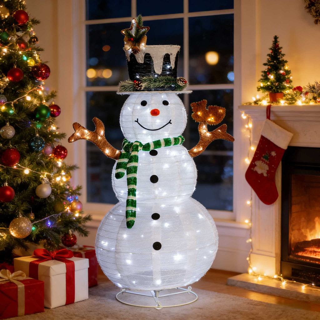 UBesGoo Top Hat Christmas Outdoor Decoration Outdoor Snowman 6FT Christmas Decorations for Home Indoor Lawn Yard