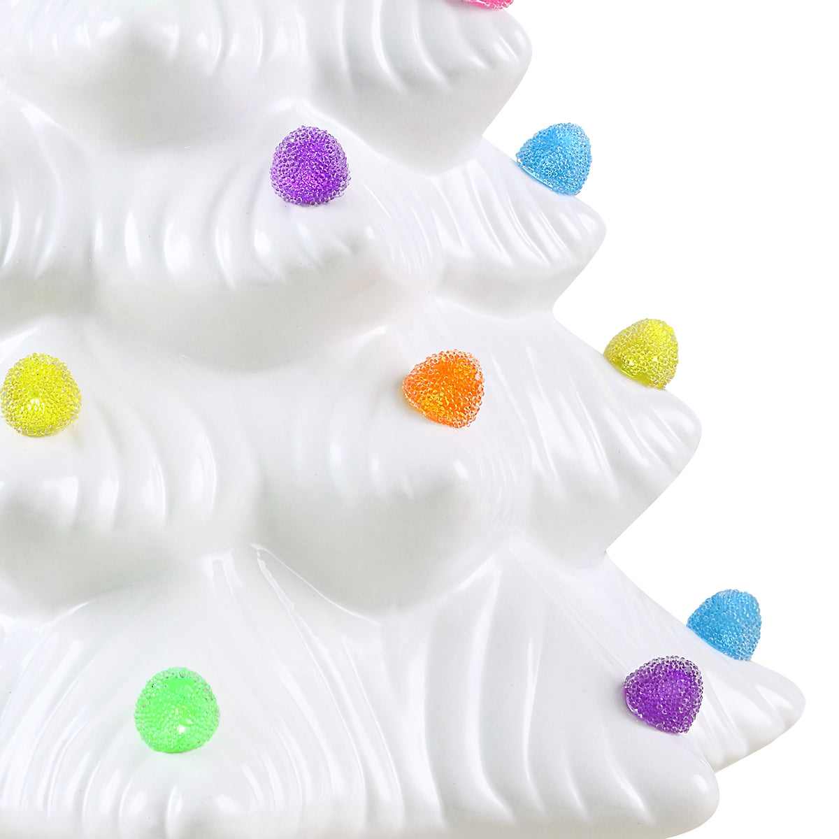 Mr. Christmas 15 in. Gumdrop Lights Nostlagic Ceramic Tree