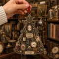 Christmas Ornament Acrylic Antique Finds Personalized Tree Hanging for Antiquing Lovers