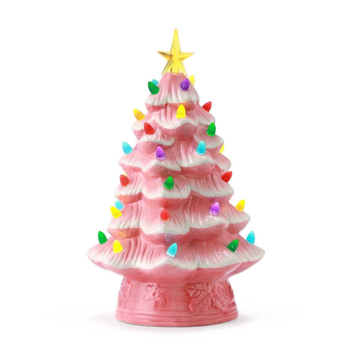 Mr. Christmas 12-Inch Nostalgic Pre-Lit Light Blue Christmas Tree
