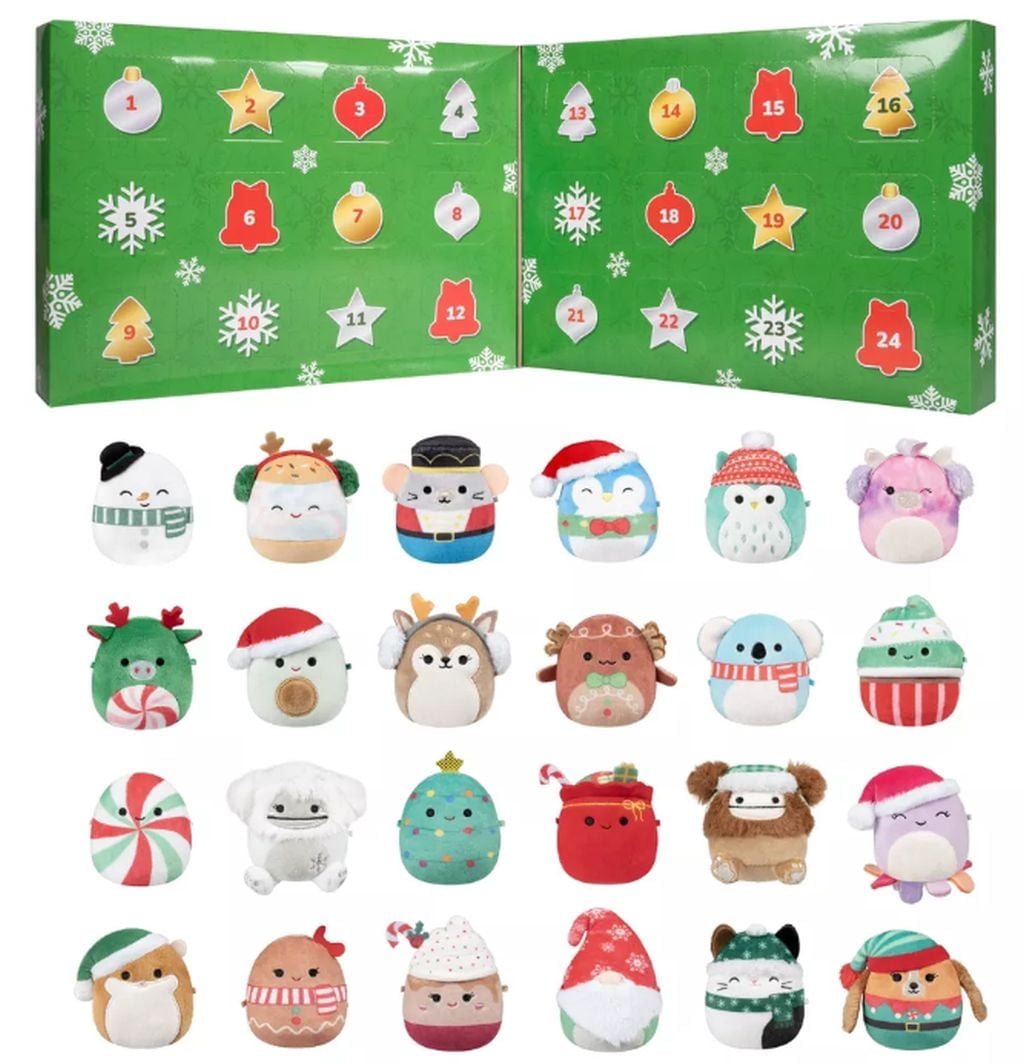 Squishmallows 2.5"Micromallows Holiday Advent Calendar 2024 - 24pc
