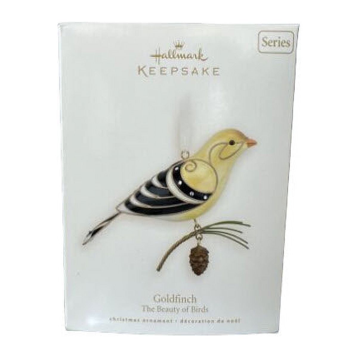 2008 Goldfinch (The Beauty of Birds) Hallmark Keepsake Christmas Tree Ornament - QX7134